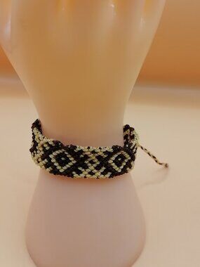 Geometric Macrame Bracelet Handmade Unisex Bracelet
